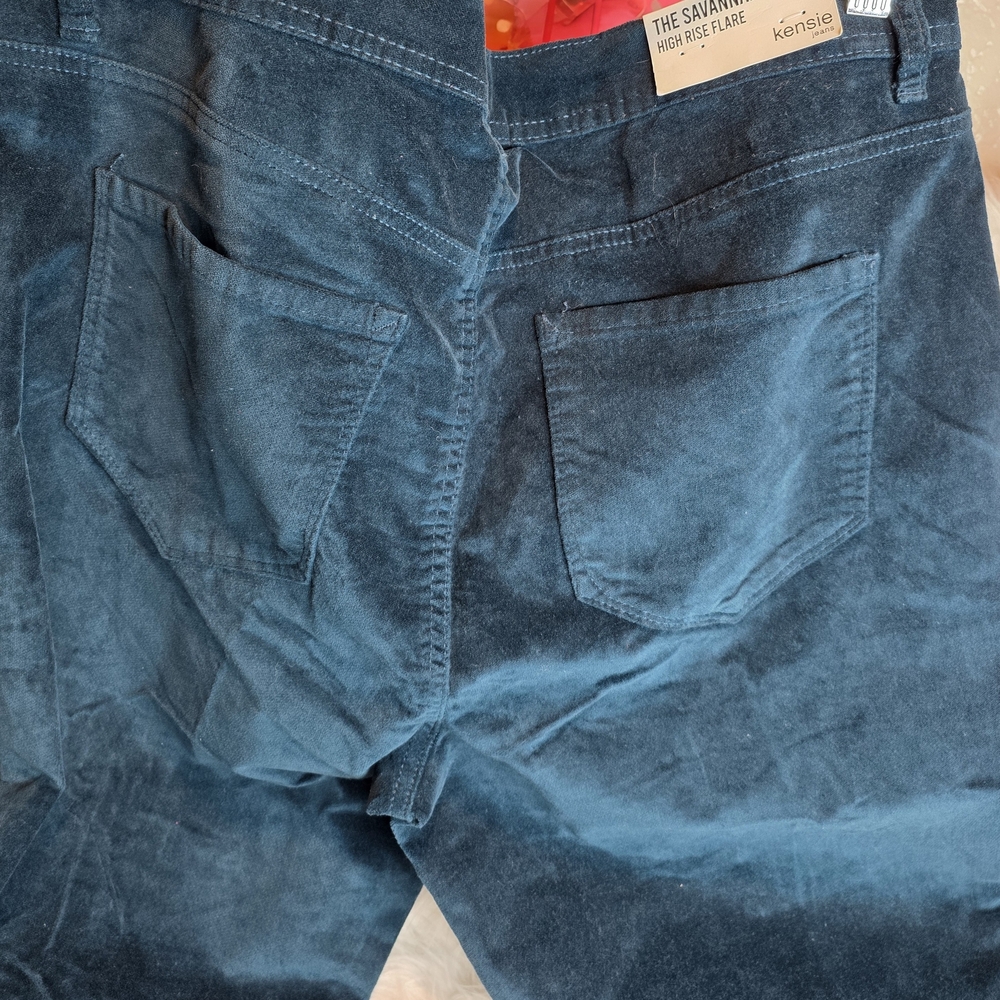 Kensie Jeans The Savannah High Rise Flare Soft Jens Size 14 NWT Retail $78 - Picture 3 of 8